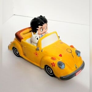 Extremely rare! Vintage Betty Boop Beetle money box collectible Ave Of The Stars